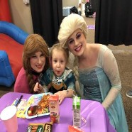 Kids at the Party with the Frozen Characters